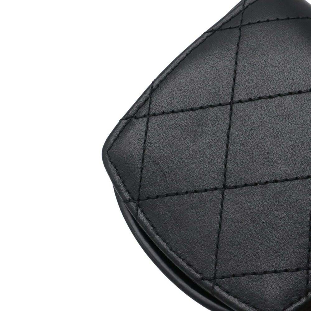 CHANEL Black Leather Logo Wallet - Picture 6 of 10
